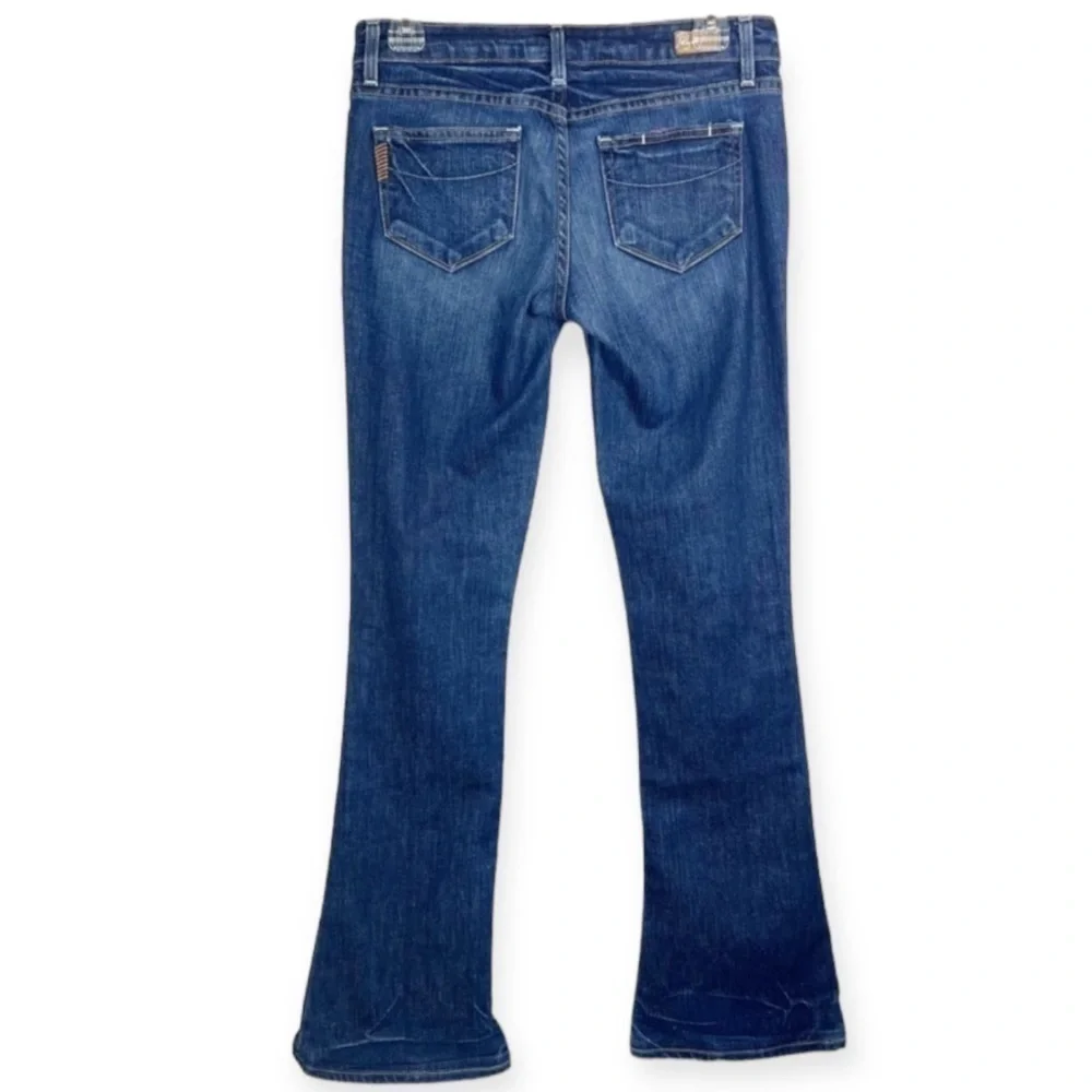 PAIGE Lou Lou Flare Stretch Jeans 26 Dark Wash